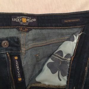 Lucky Jeans Size 12 /31 Inseam. Hayden Skinny.